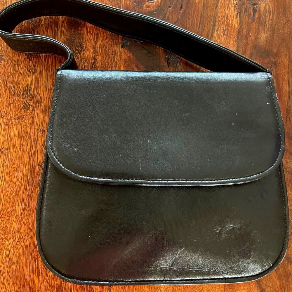 BCBG Mini Soft Leather Black Purse